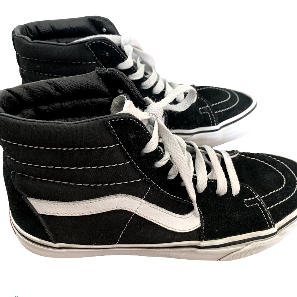 Vans black tall sneakers classic sk8-hi